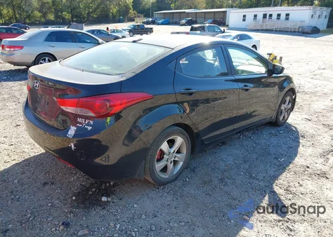 2012 Hyundai Elantra Gls z USA, uszkodzony, nr VIN 5NPDH4AE6CH135521